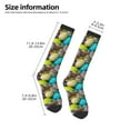 thumbnail image 5 of Easygdp Easter Egg1 Soccer Socks Sport Knee High Socks Calf Compression Athletic Socks for Men and Women, 5 of 9