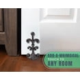 thumbnail image 4 of Comfify Doorstop, Cast Iron, Fleur De Lis Design, Decorative Heavy Duty Indoor Floor Use, 4 of 7