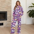 thumbnail image 4 of Uorisanigo Easter Egg Two Piece Sets for Women Mock Neck Sweatshirt Wide Leg Sweatpants Matching Sets Plus Size Loungewear Oversized Tracksuit Travel Outfits Fashion Activewear, XS-XL, 4 of 8