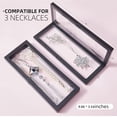 thumbnail image 3 of Caja grande de clasificación de joyas antidecoloración para mujeres y niñas, 3 of 5