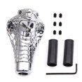 thumbnail image 4 of Car LED Cobra Head Manual / Automatic Gear Stick Shift Knob Shifter Lever Novelty Tool Universal Use LED red, 4 of 8
