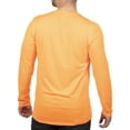 thumbnail image 4 of Mossy Oak Men's Blaze Orange Long Sleeve Performance Tee Shirt, Up to 3XL, 4 of 8