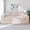 Beige, variant on GOODONE 3 Seater Couch,Giant Bubbled Boneless Sofa Couch,Modern Comfy Floor Sofa with Armrests for Living Room and Apartments,No Assembly Required,Green