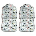 thumbnail image 4 of Haiem Colorful Hat Snowman Printed Car Seat Covers Set of 2, Universal Fit Car Seat Covers,Protective Seat Covers,Comfortable Car Seat Covers, Easy Installation Seat Covers, 4 of 9