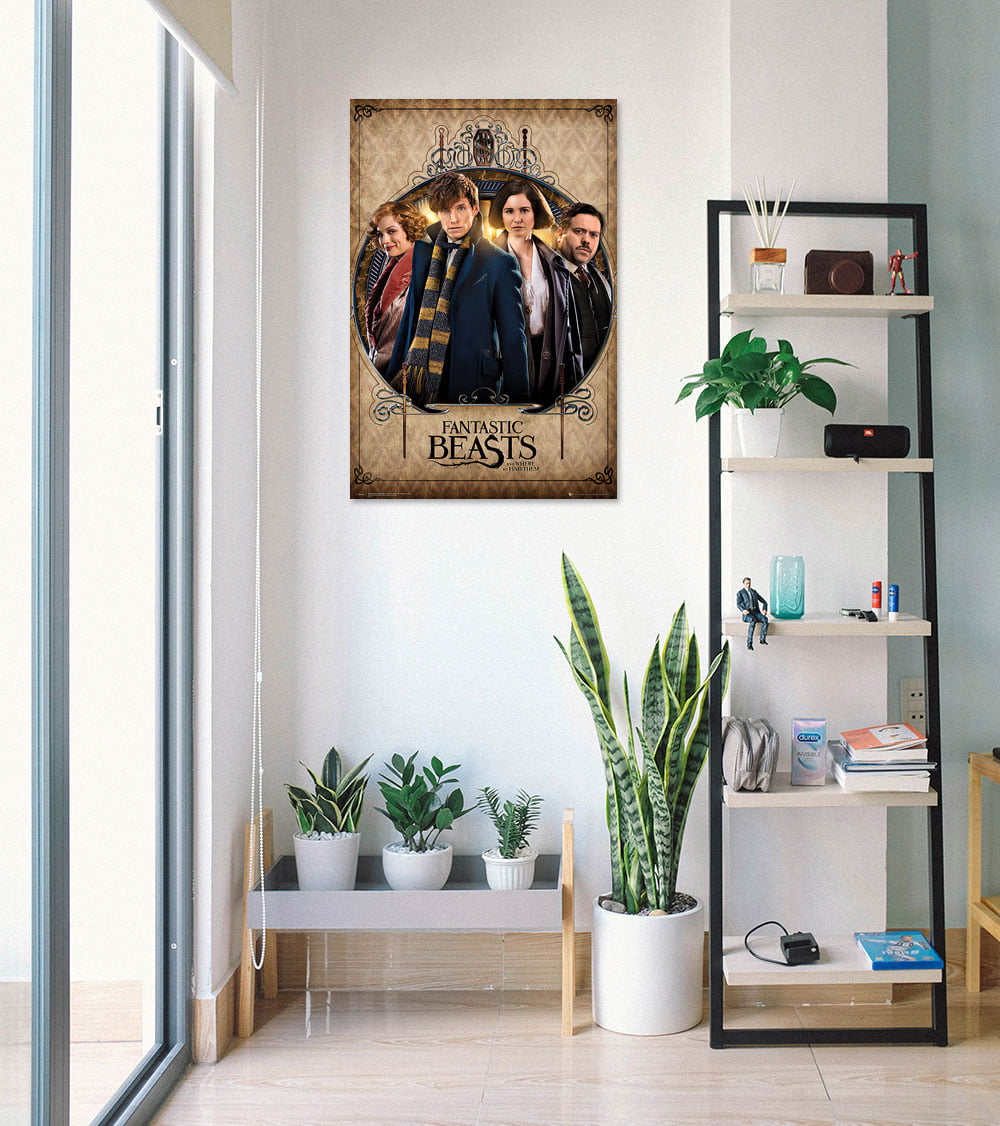 22" x 63" Details about   Fantastic Beasts And Where To Find Them Framed Door Movie Poster 