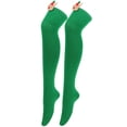 thumbnail image 5 of NMMUED Christmas Socks for Women Christmas Striped Socks Over the Knee Socks Christmas Socks for Adults Long Socks for Women Candy Cane Socks Cute Thigh High Socks B One Size, 5 of 5