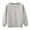 Grey, variant on Boy's Sweatshirt Plain Crewneck Versatile Pullover Top Casual Basic Sweatshirts