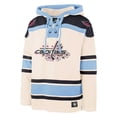 thumbnail image 2 of Men's '47 Cream Washington Capitals Cherry Blossom Lacer Pullover Hoodie, 2 of 3