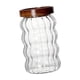 thumbnail image 2 of Tarro de vidrio para almacenar alimentos con tapa hermética, transparente, para almacenar alimentos 700ML verticales, 2 of 9