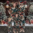 thumbnail image 2 of Odeerbi Christmas Onesie Pajamas for Family Holiday Hooded Sleep Jumpsuit Long Sleeve Family Christmas Pajamas Matching Sets Toddler Stripe Print Jumpsuit Sleepwear Xmas PJs Set Multicolor, 2 of 6