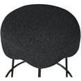 thumbnail image 5 of Meridian Furniture Fleur Black Boucle Fabric Counter Stool, 5 of 5
