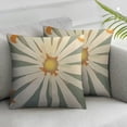 thumbnail image 3 of Retro 70s Green Yellow Boho Spring Summer Daisy Flower Blossom Throw Pillow Cover,Cottagecore Throw Pillow Covers ,Home Girls Room Daisy Decor,Teen Girls Daisy Lover Gifts, 3 of 7