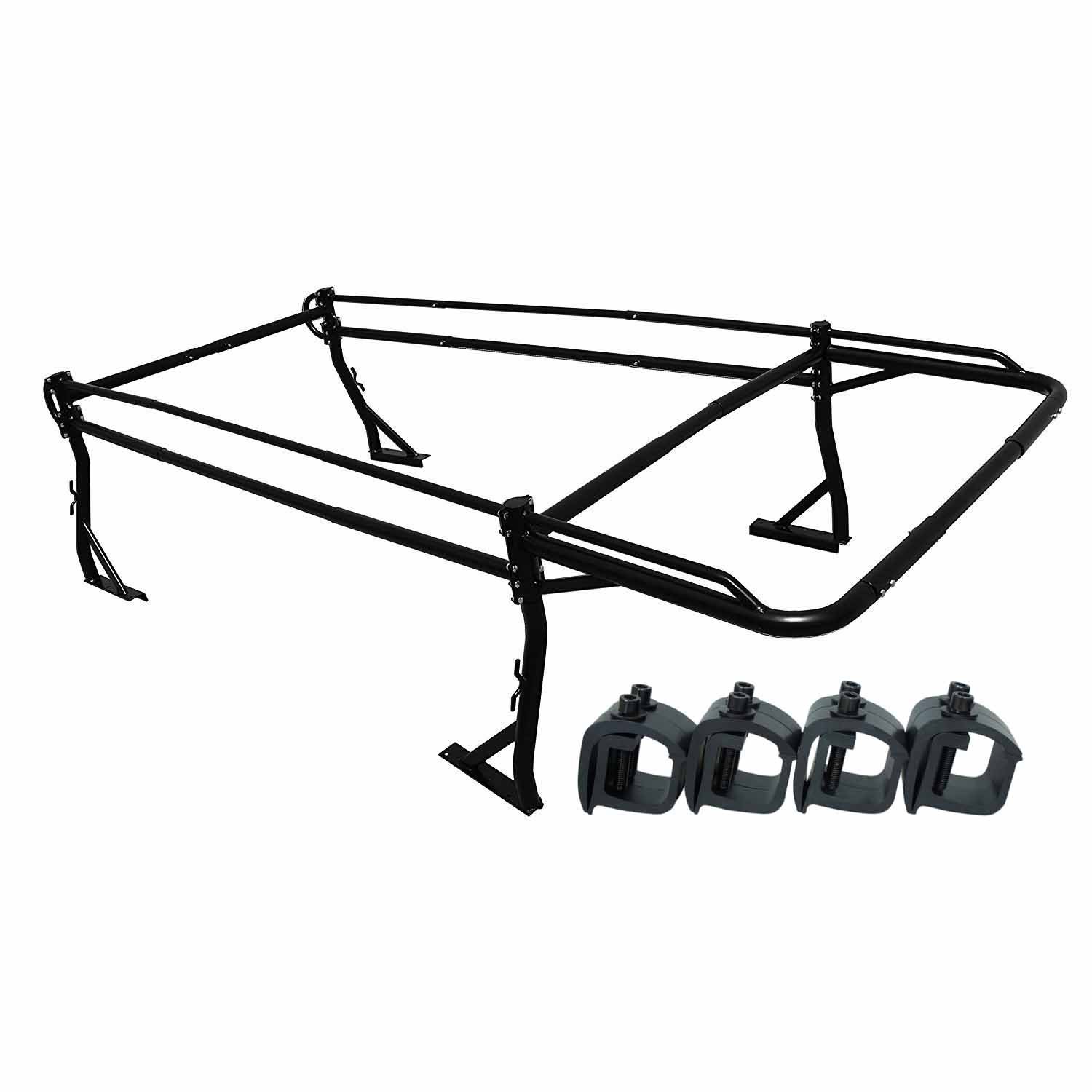 Short Bar Racks AA-Racks Model X39-8Clamp Short Bed Truck Ladder Rack Side Bar with ...