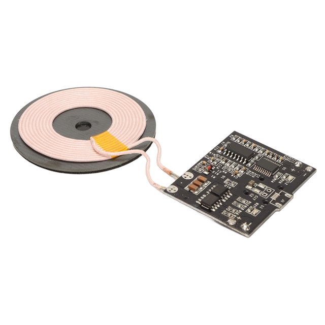 Bobina de carga inalámbrica, cargador de alta eficiencia, módulo de bobina PCB para proyectos de energía DIY, entrada de 5V