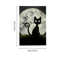 thumbnail image 3 of ZFLMY Cat Moon Gothic Art Tapestry Wall Hanging for Home Decor 40*60in, 3 of 6