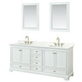 thumbnail image 5 of Wyndham Collection Wcs202080d-Qtz-Us3m24 Deborah 80" Free Standing Double Basin Vanity Set, 5 of 7