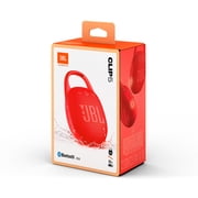 JBL Clip 5 Bluetooth Speaker and divvi! Protective Case Bundle - Red