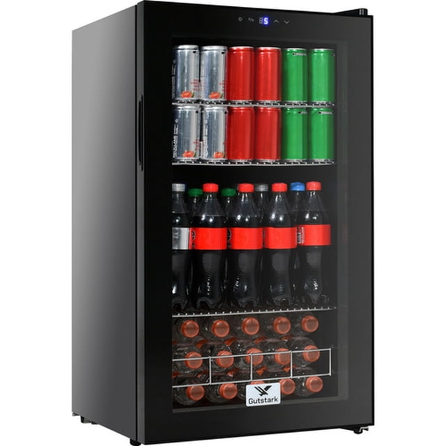 Frigobar Mini Refrigerador Gutstark Home 115 Latas Vidrio Templado