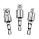 thumbnail image 1 of 3 dados giratorios de 360 degree de 1/4", 3/8" y 1/2", herramientas manuales eléctricas con revestimiento de acero argén, 1 of 8