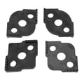 thumbnail image 3 of 4PCS R Corner Templates Round Angle Radius Jig Routing Template ABS Woodworking Corner Locator Black, 3 of 9