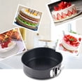 thumbnail image 3 of Molde desmontable de 7 pulgadas, molde para pasteles antiadherente para hornear Molde para pasteles de queso Molde para pasteles a prueba de fugas con fondo extraíble para olla a presión instantánea u horno BANYUO Electrónica, 3 of 4