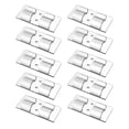 thumbnail image 1 of Hooks For Outdoor String Lights - Outdoor Light Clips With Strips Wall Clips Wire Holder – Durable Hooks For Indoor Outdoor Parties Christmas Halloween Festivities 10PCS, 1 of 6