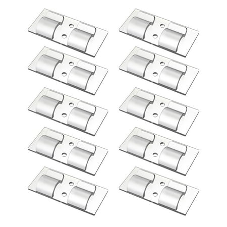 

FORYULIK Hooks for Outdoor String Lights 10Pcs Outdoor Light Clips with Adhesive Strips Wall Clips Wire Holder Outdoor Light Hooks for Indoor Outdoor Party Decor Christmas Festi home decor