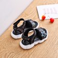 thumbnail image 2 of Herrnalise Toddler Baby Infant Girls Sandals Star Sequin Children Beach Soft Shoes Slippers Sales, 2 of 5