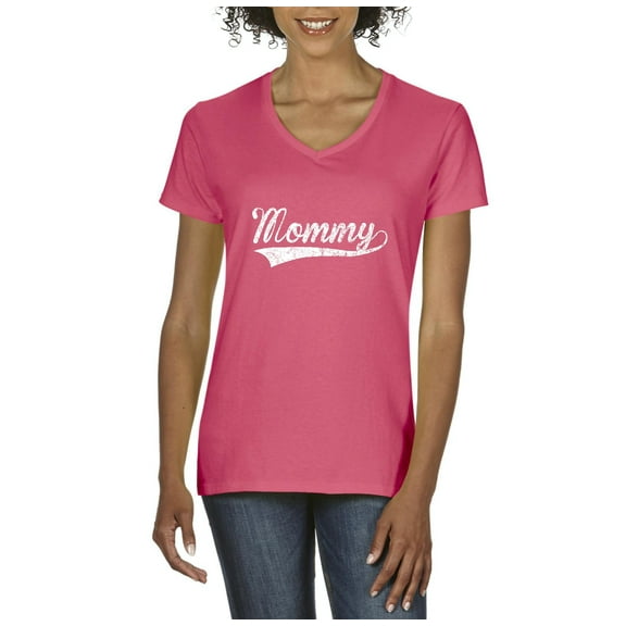 NIB - Women's T-Shirt V-Neck Short Sleeve - Mommy