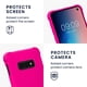 thumbnail image 3 of Funda de teléfono móvil KIOMY para Samsung Galaxy S10E a prueba de golpes, rosa, 3 of 4