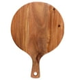 thumbnail image 4 of Worgeous Round Shaped Plastic Pizza Board for Holding Pizza 1Pc Coffee Color, 4 of 8