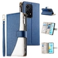 thumbnail image 1 of Funda cartera GANGXUN para Honor 200 Lite , cuero PU con tarjetero, cremallera, correa de mano, soporte y protección 1318°, 1 of 6