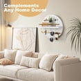 thumbnail image 2 of Organizador para llaves y correo LEIRUOTM, soporte de pared, blanco, 2 of 7