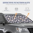 thumbnail image 4 of Fotbe Cute Basebal Juego de 2 Piezas de Parasoles para Parabrisas | Bloqueador Solar para Auto | Accesorios Plegables para Protección Solar Interior-Large, 4 of 6