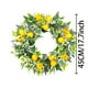 thumbnail image 3 of Guirnalda de flores artificiales Corona decorativa | Decoración de puerta colgante colorida de estilo bosque - Decoración realista de flores falsas para el hogar para puerta, pared o ventana, 3 of 9