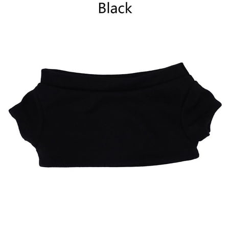 

Kids Toy DIY Accessories Doll Clothes Cotta Mini T-Shirt Dolls Stuffed Toys Duck Clothing BLACK