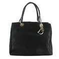 thumbnail image 1 of Pre-Owned Christian Dior Canage Tote Bag JC49449 Nylon Canvas Black Women's (Good), 1 of 19