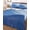 Blue, Sky Blue, Cobalt, Indigo, variant on Twin XL Quilt Bedding Set, Blue Mountain Reversible Summer Quilt 3 Pieces, Modern Abstract Ombre Natural Scenery Lightweight Bedspreads Coverlets with 2 Pillow Shams for All Seasons