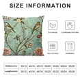 thumbnail image 5 of SHANXI Throw Pillow Covers Flower Square Pillowcase for Home Decor Sofa Car Bedroom Pillow case 24x24in, 5 of 5