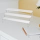 thumbnail image 5 of Acrílico Display Riser Showcase Fixtures Escalera Showcase Shelf Modelo Display Rack Toy Display Holder para Cupcake Collectibles Juguetes Muñecas Mod 3 niveles Macarena Elevadores de pantalla, 5 of 8