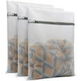 thumbnail image 6 of moopom Mesh Laundry Bags, Travel Laundry Bags, 3Pcs Durable Honeycomb Mesh Laundry Bags for Delicates 12 x 16 Inches (3 Medium), 6 of 7
