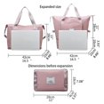 thumbnail image 3 of Equipaje Oxford A Prueba De Agua [Yue Xinghui] Propiedad Intelectual Procesada 1pcs Bolsa De Viaje De Separación Seca Y Húmeda Plegable Bolsa De Almacenamiento De Equipaje ANGGREK No, 3 of 7