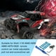 thumbnail image 3 of Vogacara Biela de coche con Control remoto de 6 uds, piezas de vehículo controladas ajustables, repuesto de montaje de coches para WLtoys silver Kits de construcción modelo azul Vogacara FN001591-01, 3 of 5