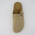 thumbnail image 6 of Cushionaire Haze Genuine Suede Leather Men's Clogs - Comfortable Slip On Potato Shoes for Men with Adjustable Buckle, 6 of 15