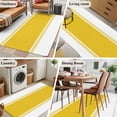 thumbnail image 5 of Yellow Stripes 3x5 Area Rugs for Living Room, Non Slip Floor Mat Washable Low-Profile Indoor Carpet for Bedroom, Dining Room, Bathroom, 5 of 9