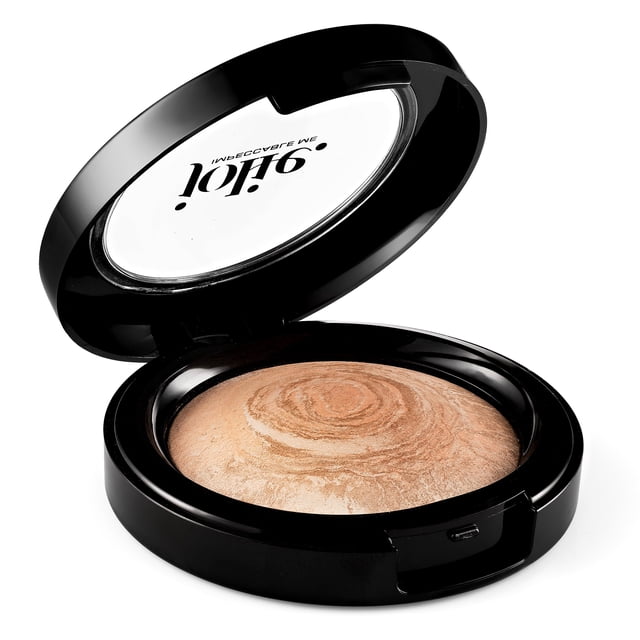 Jolie Marbleized Baked Finishing Powder Bronceador Resaltador (Satin Glow)