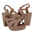 thumbnail image 1 of SANDALIAS DAMA STYLO 7167 SUEDE BEIGE Stylo 7167, 1 of 4