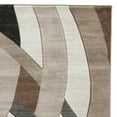 thumbnail image 4 of 79 x 60 Inches Overlapping Wave Design Polypropylene Rug Multicolor - Saltoro Sherpi, 4 of 5