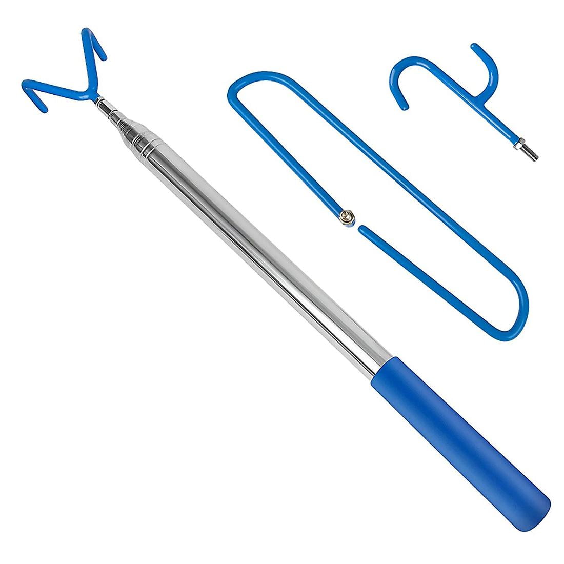 Disc Golf Retriever Pole With 3 Hooks Telescoping Disc Golf Accessories Tool Extendable Grabber 1