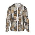 thumbnail image 2 of Lsque Cartoon Bear UPF 50+ Lightweight Sun Protection Men's Women's Long Sleeve Shirt, Hoodie Performance -Medium, 2 of 9